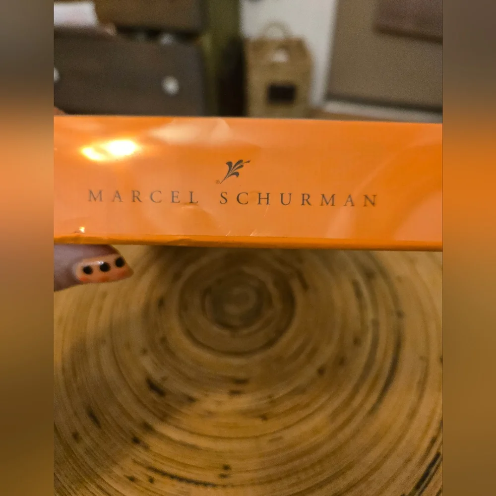 Vintage Marcel Schurman Stationery - Mod Yellow Orange with Lined Envelo…